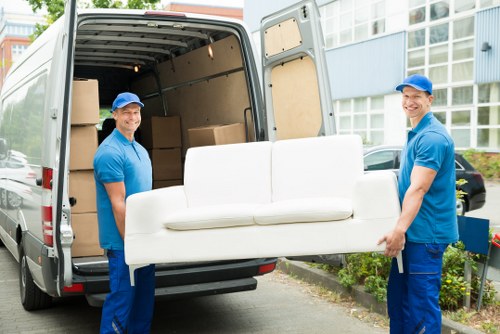 A man with a van helping with local moving support in Boundsgreen
