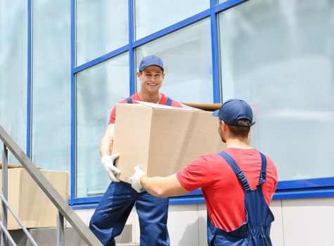 Loading furniture for a local Bounds Green move