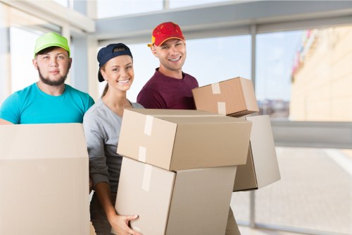 Packing and transport support for a Bounds Green relocation