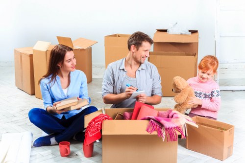 Removals van service for homes and flats in Bounds Green