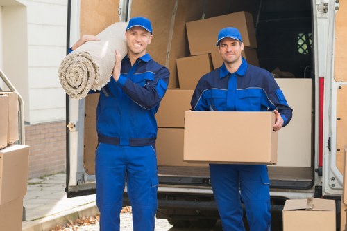 Local removals team handling a home move in Bounds Green