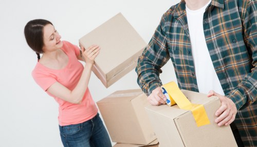A local team handling office relocation logistics in North London