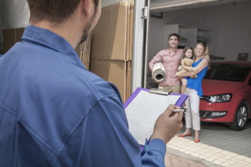 Packing and transport support for local removals