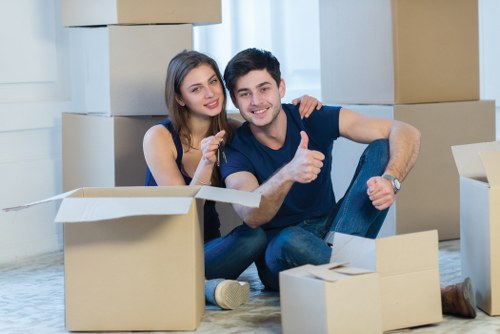 Flat move in Bounds Green with careful stair handling and furniture transport